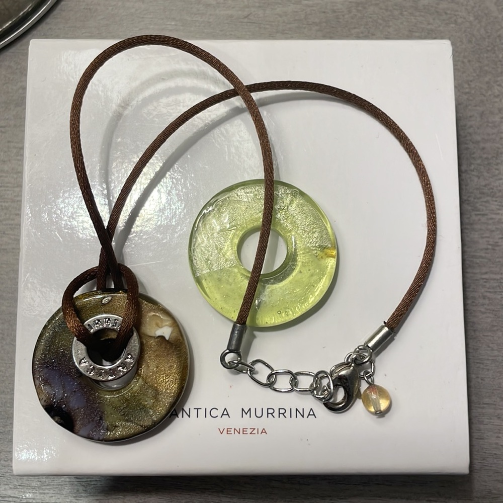 Antica Murrina Murano glass rope necklace